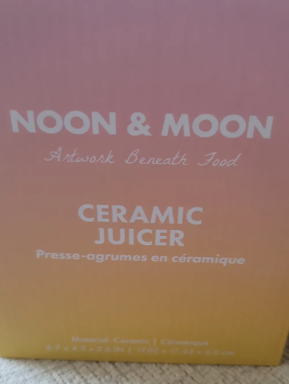 NWT Ceramic Juicer - Pink